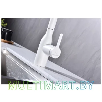 Смеситель Paulmark Viper Vi213105-431 (белый матовый) картинка 10